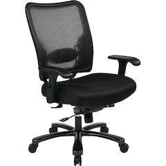 Black Mesh Office Chair – Ergonomic Home Office Desk Chair With Support