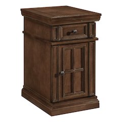 Chair Side Table with Power