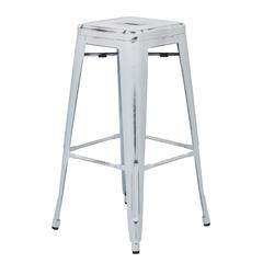Bristow 30" Antique Metal Barstool