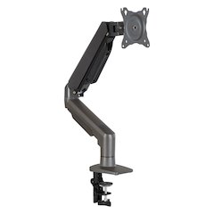 Single 30" Monitor Arm in Charcoal