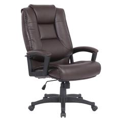 High Back Bonded Lthr Chair, Espresso