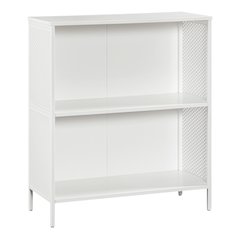 Ace 2 Shelf Bookcase In White Finish