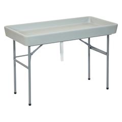 Folding Beverage Ice Cooler Table