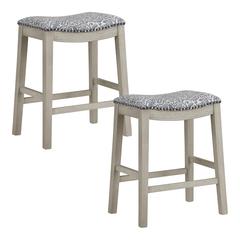 24" Saddle Stool 2-Pack
