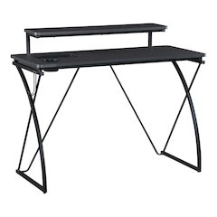 Biome 44" Battlestation Gaming Desk With Bluetooth LED Lights