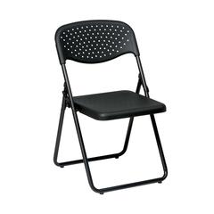 Folding Chair with Plastic Seat and Back