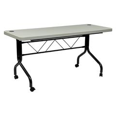 5’ Resin Multi Purpose Flip Table with Locking Casters