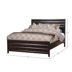 Legacy Queen Panel Bed, Black Cherry