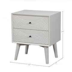 Tranquility Nightstand, White