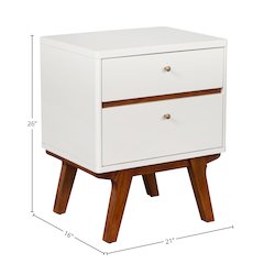 Dakota Two Drawer Nightstand