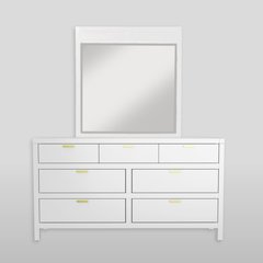 Carmel Mirror, White