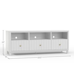 Stapleton TV Console, White