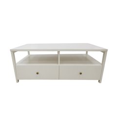 Cocktail Table Modern Farmhouse Style with Storage Drawer