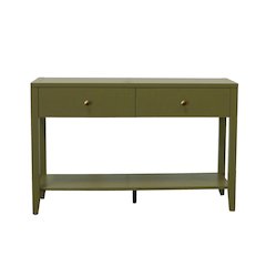 Console Table with Drawer Modern Farmhouse Style Single Piece