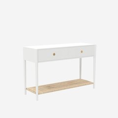 Console Table with Drawer and Open Shelf Modern Design