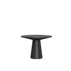 Black Modern Coffee Table with Floor Clearance and Sturdy Legs 22 Inch