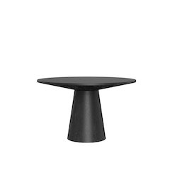 Black Modern Coffee Table with Open Leg Design and Sturdy Construction