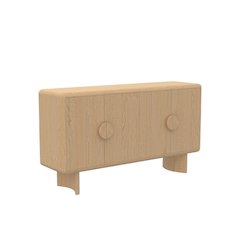 Sideboard Light Oak Modern Design with Spacious Storage and Durable Build