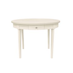 Avery Round Dining Table, Coconut Milk