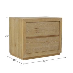 Harper Two Drawer Nightstand