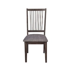 Lennox Set of 2 Side Chairs, Dark Tobacco