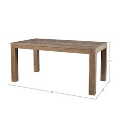 Aiden Fixed Top Dining Table