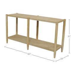 Sinclair Console Table, Natural