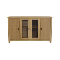 Eleanor Glass & Wood Sideboard