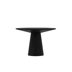 Cove Round 47" Dining Table, Vintage Black