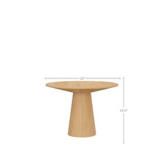 Cove 22" Coffee Table, Natural