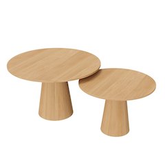 Cove 29" Coffee Table, Natural