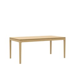 Cove Rectangular Dining Table, Light Oak