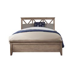 Potter Full Size Panel Bed, French Truffle