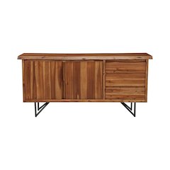 Live Edge Server, Light Walnut