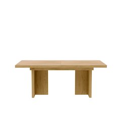 Donte Self Storage Extension Dining Table, Natural
