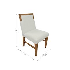 Donte Oak Side Chairs, Set of 2