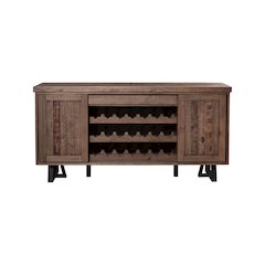 Prairie Sideboard with Wine Holder, Natural/Black