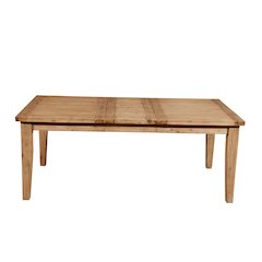 Aspen Extension Dining Table w/Butterfly Leaf, Antique Natural
