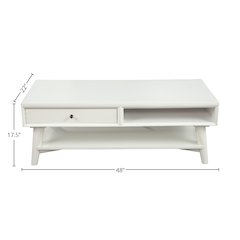Flynn Coffee Table, White