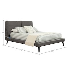 Gabriela Queen Platform Bed