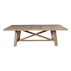 Newberry Extension Dining Table, Weathered Natural