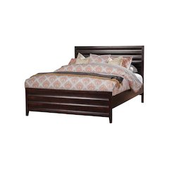 Legacy Queen Panel Bed, Black Cherry