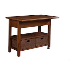 Caldwell Kitchen Cart, Antique Cappuccino