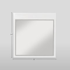 Carmel Mirror, White