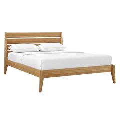 Sienna Queen Platform Bed, Caramelized