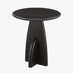 Zephyr Side Table, Caviar