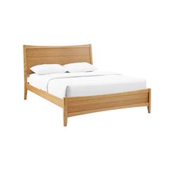 Willow Queen Platform Bed, Caramelized