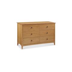 Willow Six Drawer Dresser, Caramelized