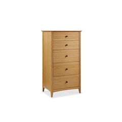 Willow Five Drawer Chest, Caramelized