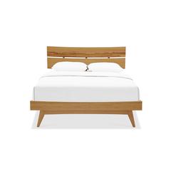 Azara Eastern King Platform Bed, Caramelized